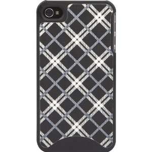  Ifrogz IP4GPH BLK Luxe Fabic Inlay Black White Gray Cell 