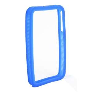  IPS225 Secure Grip Rubber Bumper Frame for iPhone 4   Blue 