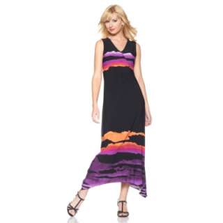 CSC® studio Sleeveless Asymmetric Maxi Dress