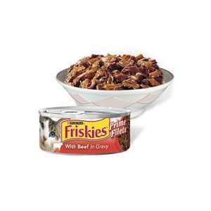    Purina Friskies Canned Cat Food Beef Filet 5.5oz (24)