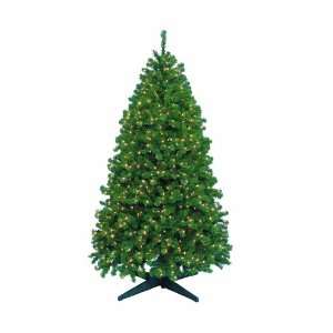  Barcana 8 Foot Remote Control Highland Fir Christmas Tree 