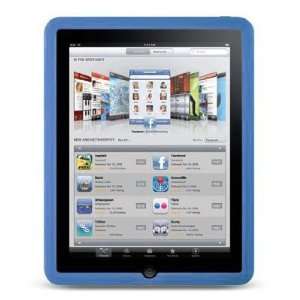  iPad Silicone Skin Case (Blue) & iPad Anti Glare screen 