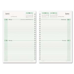 Day Timer   Dated Two Days per Page Organizer Refill, 5 1/2 x 8 1/2 