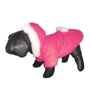   Quilt Parka Pet Dog Coat with Hood   Size Extra Small