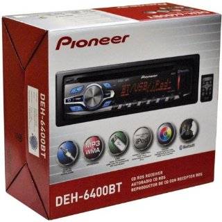 Pioneer DEH 6400BT CD receiver with AM / FM tuner, built in Bluetooth 