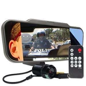  6.5 Inch LCD Car RearView Mirror Monitor Kit w/ Camera 