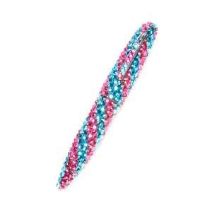   Candy Crystal Rhinestone Rollerball Pen  Blue & Pink