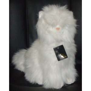   Polar Puff Large White Fluffy Cat Plush Special Effects Luxury Pet