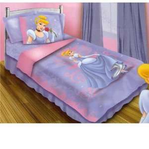  Disney Princess Cinderella Twin Bed in a Bag Set