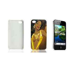  Gino Lady Pattern Hard Plastic Protector Cover for iPhone 