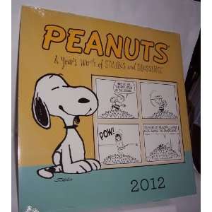  2012 12 Month Wall Calendar   Peanuts 