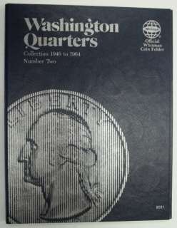 Coin Folder For Washington Quarters 1946 1964 Unused  