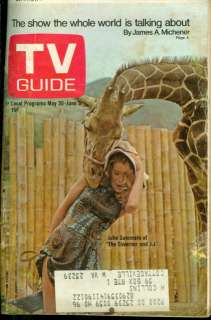 1970 TV Guide Julie Sommars   The Governor and J.J.  