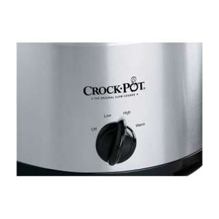 Crock Pot SCR500 SS 5 Qt Stainless Steel Slow Cooker 048894030284 