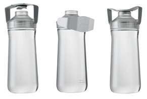 Strap on water bottles allow for easy carrying