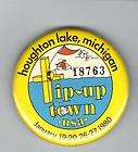 1979 TIP UP TOWN PIN (GOOD COND)MICHIGAN DEER PATCH