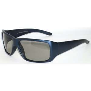 3D Glasses Joshua   Satin Blue Metallic