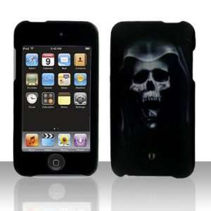 iPod Touch 2/3rd Generation, Rubberized Hooded Skull Design Protector 