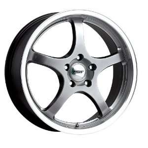   Volcano (Hyper Black) Wheels/Rims 5x100 (1670VOL405100B72) Automotive