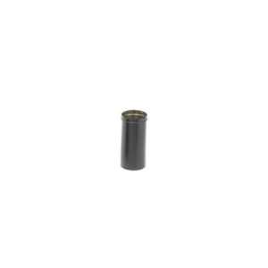 Inch Dura black 24 ga Welded Black Stovepipe Slip Connector, 14 Inch 