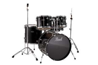 Pearl Drumset Center Stg 5pc Drum Kit in Black with Pearl Hardware Set 