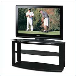 Tech Craft Sorrento 50 Inch Metal Plasma/LCD TV Stand in Black [146107 