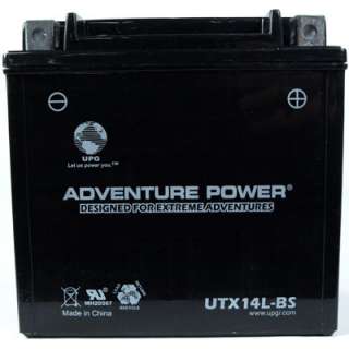   UPG UTX14L BS 12V 12Ah Motorcycle Battery Replaces YTX14L BS