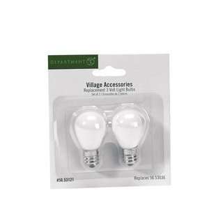  Dept. 56 Replacement 3V Light Bulbs pack/2 BACKORDER ITEM 