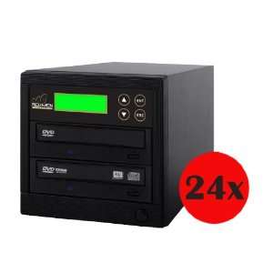 Single Target DVD CD Disc Duplicator Machine with 24x SATA SONY Burner 
