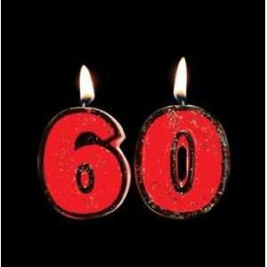  60th Birthday Party Napkins   18 Per Pack Kitchen 