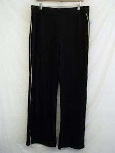 New Womens RALPH LAUREN Black Active Knit Pants XL NWT  