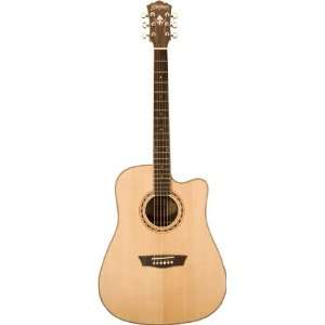  Washburn Solid Sitka Spruce Cutaway Acoustic Guitar 