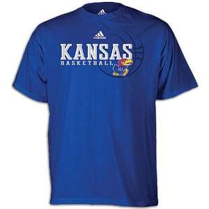  Kansas adidas Basketball Hang Time Tee   Mens Sports 