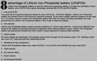 advantage of lithium iron phosphate battery