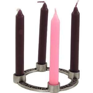  Personal Sized Pewter Advent Wreath