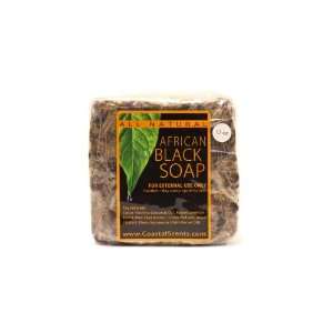  Coastal Scents African Black Soap, 453.59 Grams Beauty