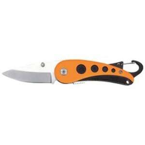  Liner Lock Knife Maxabiner Clip Honed Blade Thumbstud Clip Aluminum 