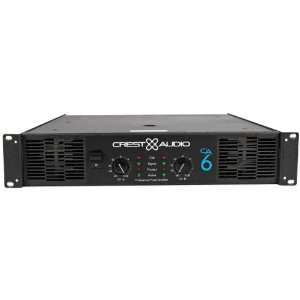 Crest Audio CA6 1500 Watt Pro Live Sound Professional Power Amplifier 