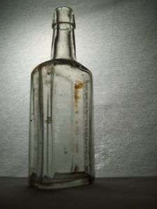 Antique Bottle Cough Syrup Crooked Neck Dr Bulls Syrup  