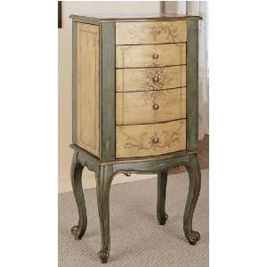  Antique Sage Jewelry Armoire