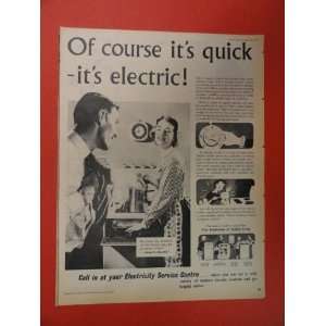   man/woman/gas stove.) Orinigal Vintage Magazine Ad. 