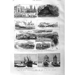  1884 CANADA OWENS SOUND ALBERTA SHIP RAILWAY THUNDER 