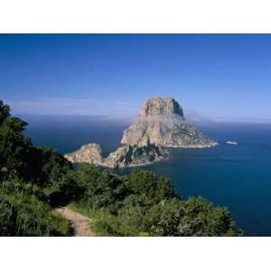 com The Rocky Islet of Es Vedra Surrounded by Mist, Near Sant Antoni 