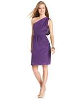 NEW Vince Camuto Dress, Sleeveless One Shoulder Draped