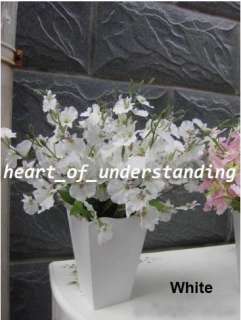 1pc Artificial Dancing Lady Orchid Silk Flowers Arrangement Home Decor 