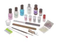   artificial nail services from nail prep to acrylic application and