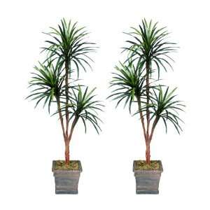   Tripled Artificial Trees Silk Plants, with No Pot,