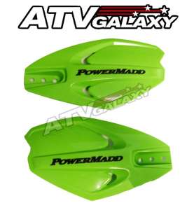 PowerMadd Power X Handguards GREEN ATV Hand Guards Honda TRX450R 450R 