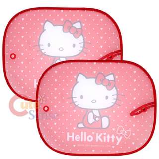 Sanrio Hello Kitty Auto Rare Window Sun Shade Red