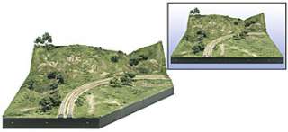 This is the Mod U Rail System Corner Module Kit from Woodland Scenics